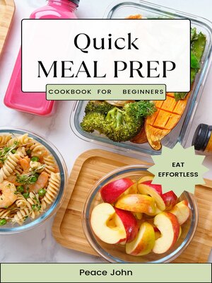 cover image of Quick meal prep cookbook for beginners